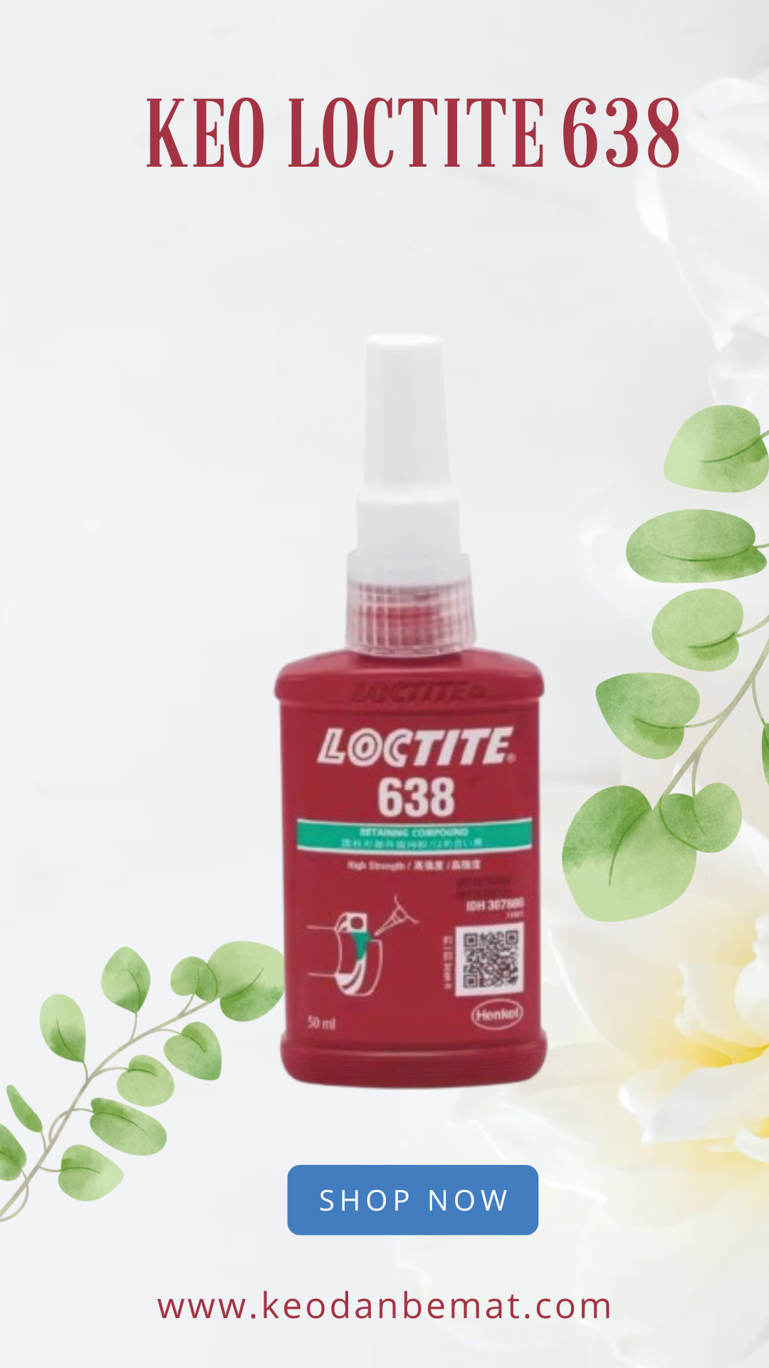 [Chính hãng] Keo dán khóa ren Loctite 638